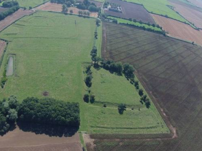 Cross the former East Lincolnshire Line and discover the Medieval moated manor site, the former home of the Massingberds of Gunby. (Link to external site)